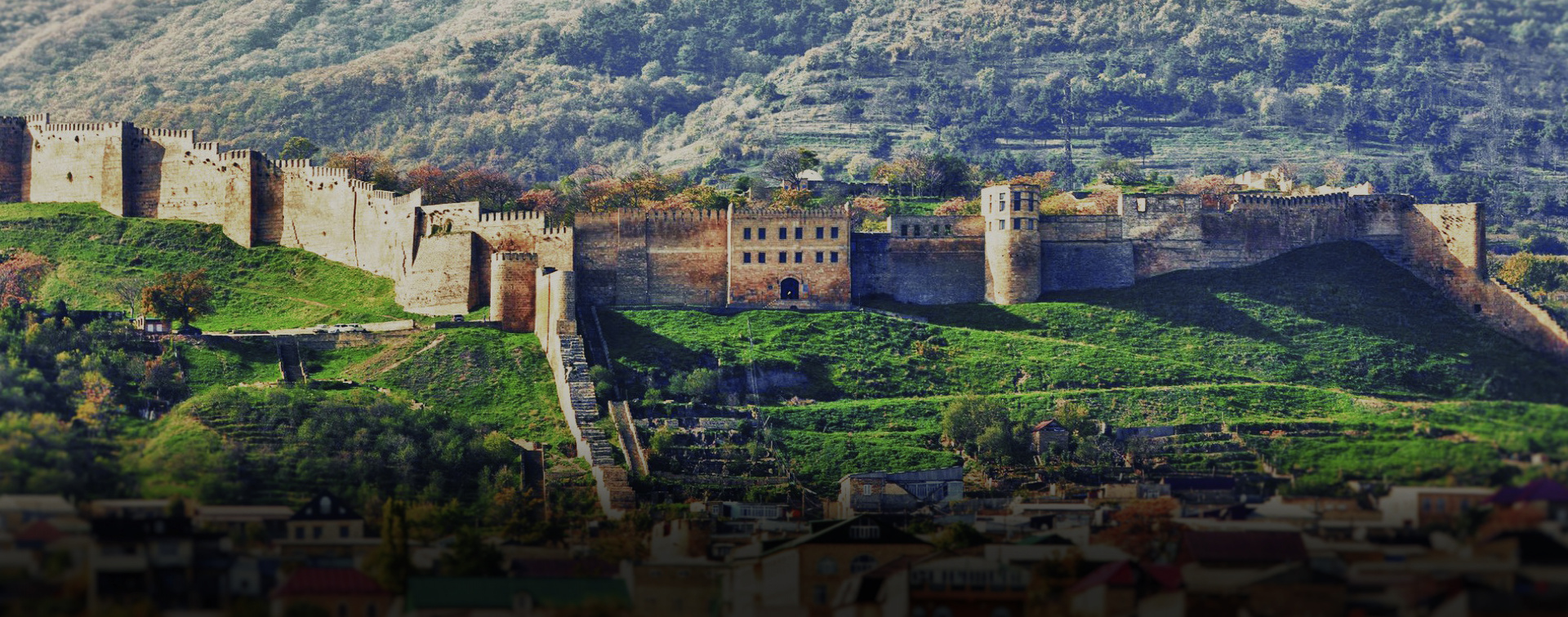 Дербент панорамная крепость