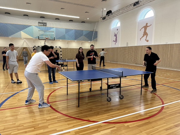 Consuls General and Youth of Tatarstan Play Table Tennis Ahead of Diplomatic Workers' Day
